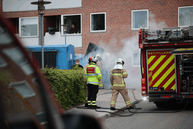 Røgdannelse i boligområde