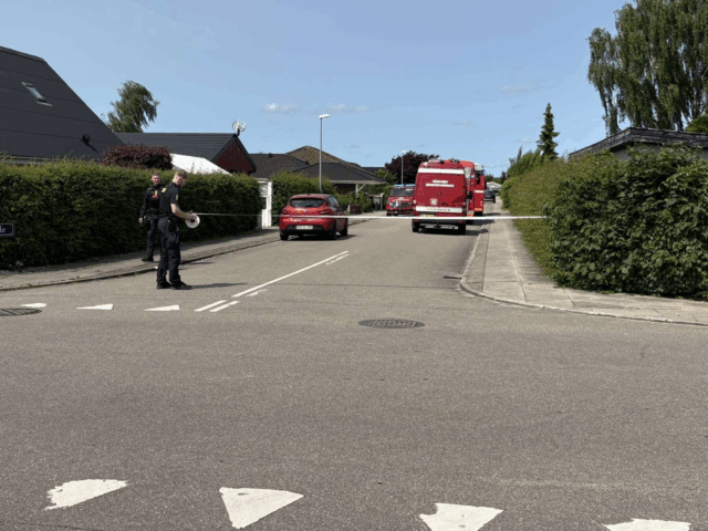 Dragør: Brand på villakvarter
