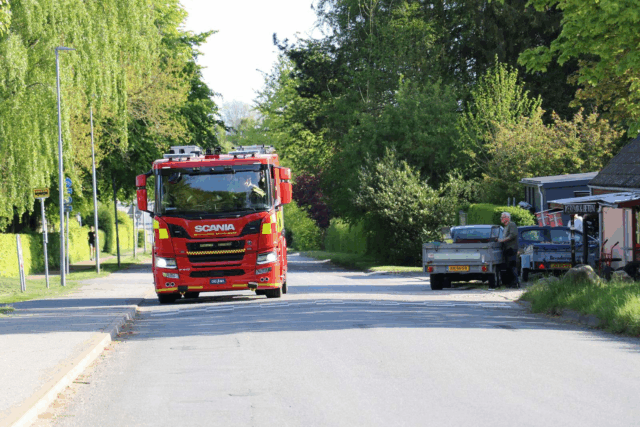 Rykker ud til melding om naturbrand