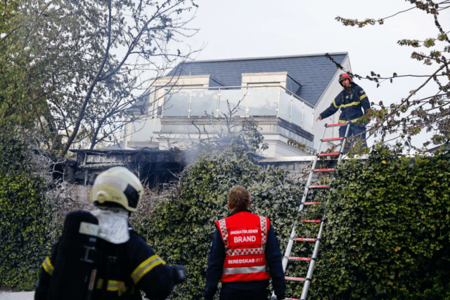 Massiv udrykning til rolig villavej