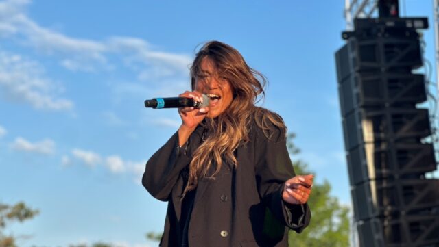 Poptös fyrer op på havnen til Helsingørs Veteran Festival