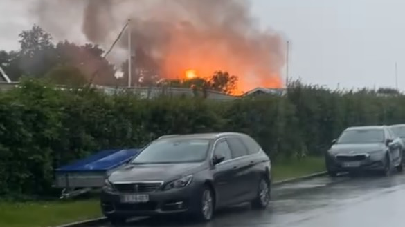 Store flammer i Hvidovre