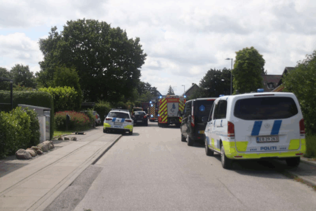 Drama på villavej i Aarhus