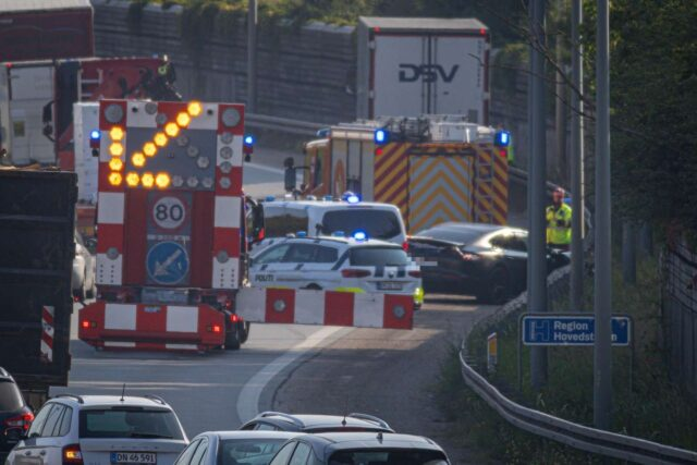 Kan ikke køre af motorvejen: Frakørsel spærret