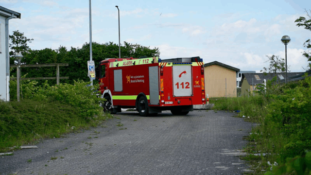 Udrykning til brand i gammel fabrik