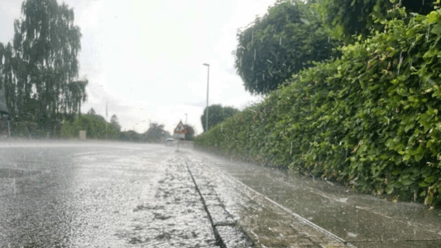Voldsomme skybrud på vej: Hér falder der massiv regn