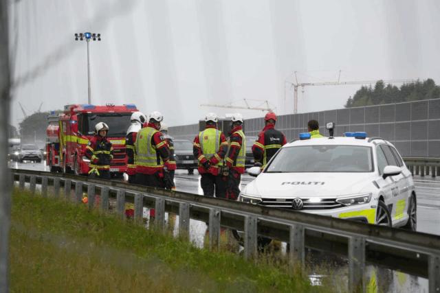Køen vokser: Uheld spærrer spor på motorvejen