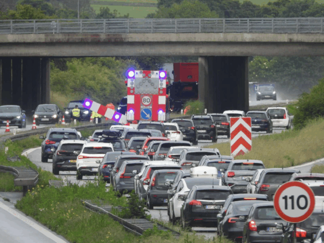 Motorvejsspor spærret ved politiindsats