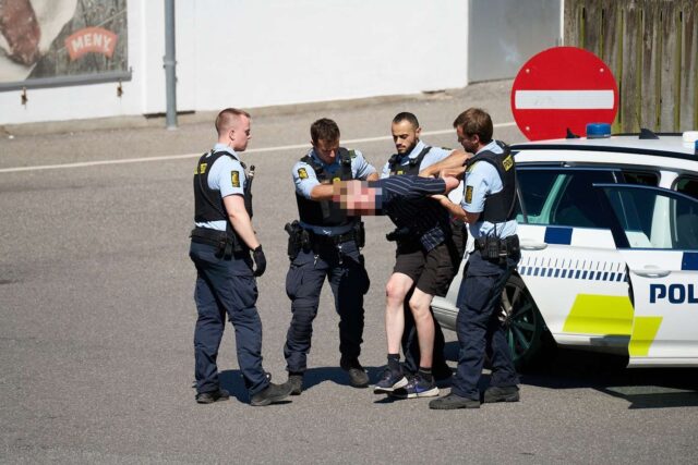Meny-kunder i chok efter hændelse i forretning
