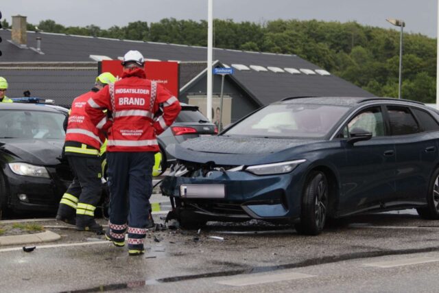 Holbæk: Dramatiske scener i lyskryds