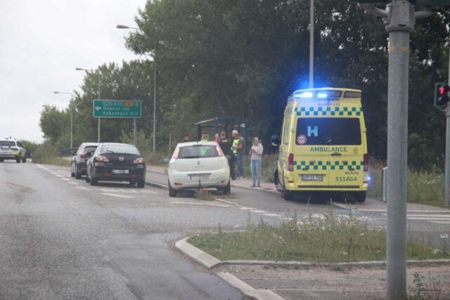 Redning fremme ved uheld i Hvidovre