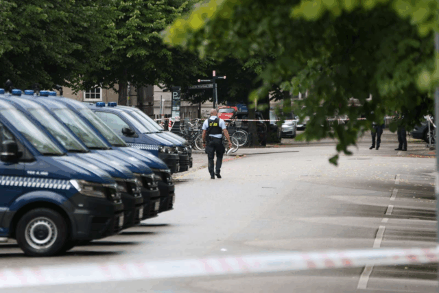 Forum i København massivt bevogtet af politi