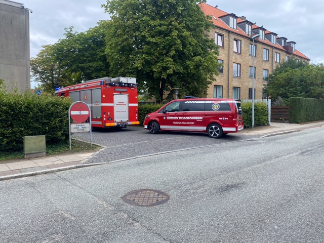 Brandvæsnet til stede ved Tårnby Rådhus