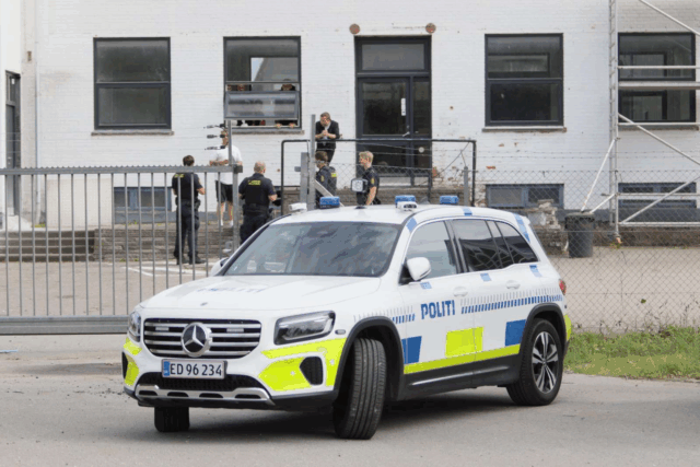Politiet til stede på Prags Boulevard