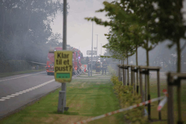 Storbrand hærger i Nordjylland: Helt område fyldt med røg