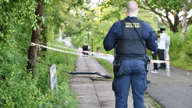 Blodig scene i Ishøj: Kvinde involveret