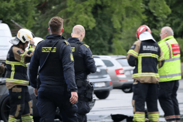 Stor indsats efter hændelse på parkeringsplads