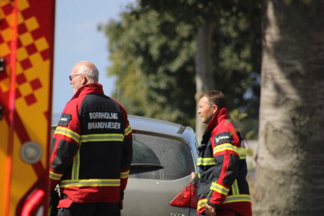 Meldinger om bilbrand på Bornholm