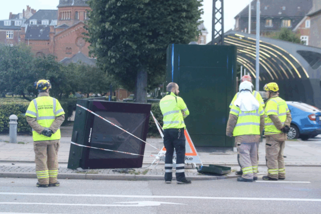 Frederiksberg: Se billeder fra voldsomt uheld