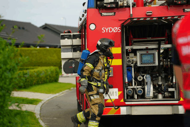 Brand i Horsens hurtigt slukket