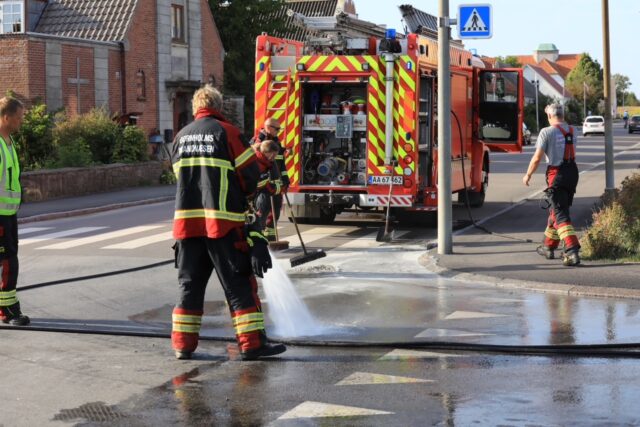 Ild løs på hovedgade: Borgere forhindrede katastrofe