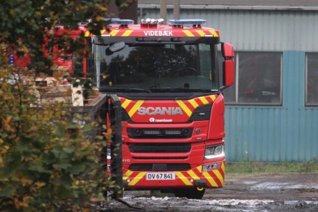 Brand i Skjern