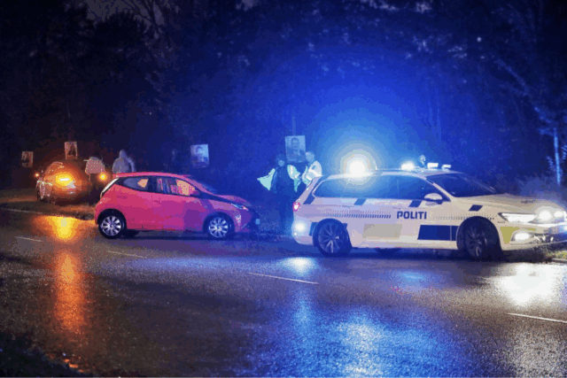 Frontalt sammenstød i Esbjerg