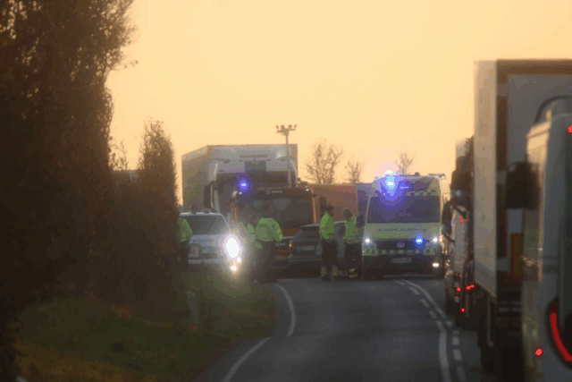 Lægerne kæmper for kvindelig motorcyklist