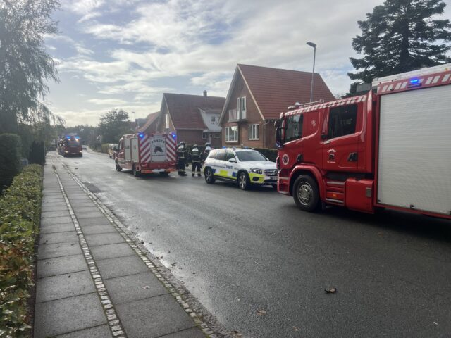 Tønder: Brandvæsenet rykker ud til adresse