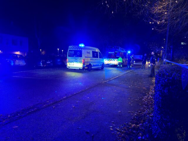 Aarhus: ‘Der er en masse ambulancer til stede’