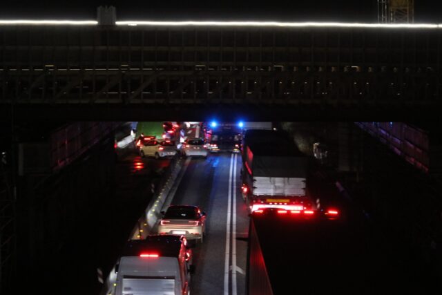 Horsens: Færdselsuheld på motorvej