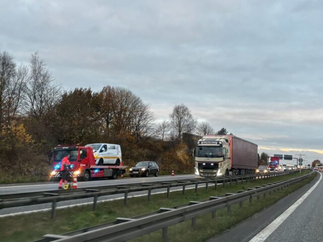 Flere uheld på samme strækning lammer trafikken
