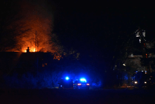 Hjørring: Voldsom brand bryder ud