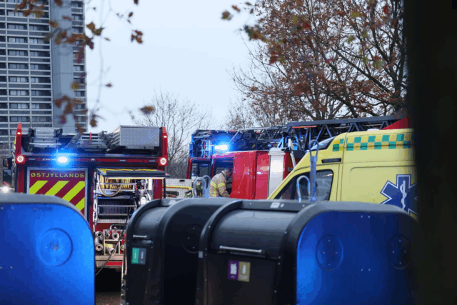 Stort beredskab ved lejlighedsbrand