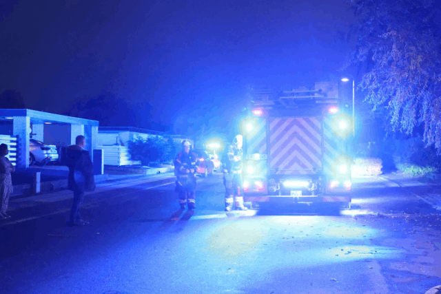 Vestegnen: Blå blink fylder villavej