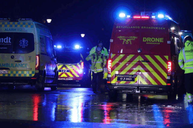 Stor udrykning til højhusbrand: Folk evakueres fra bygningen