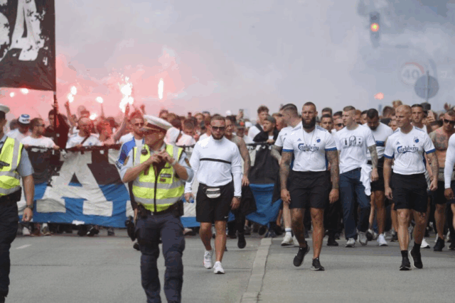 Tre FCK-tilhængere i alvorlige problemer i England efter Champions League-fiasko