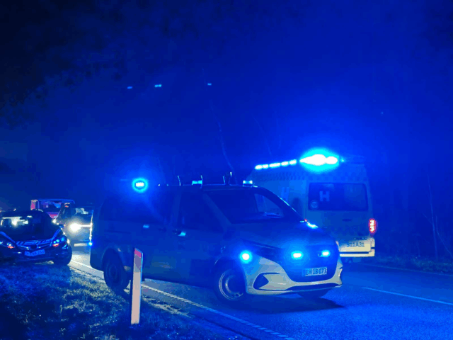 Nordsjælland: Vej afspærres efter sammenstød