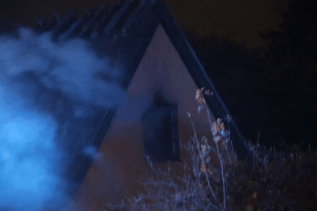 Slagelse: Hus er i brand