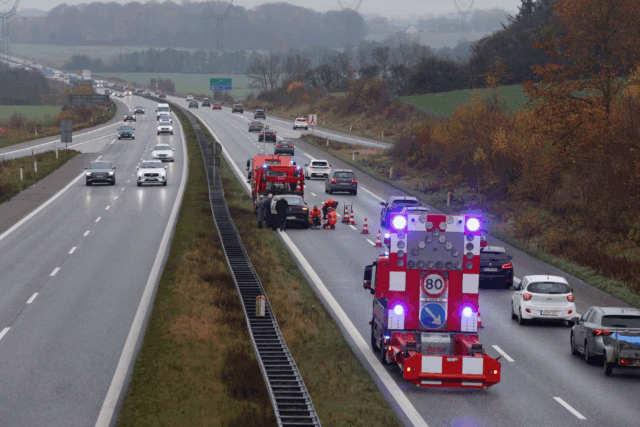 Motorvej spærres lige nu: Massiv kø