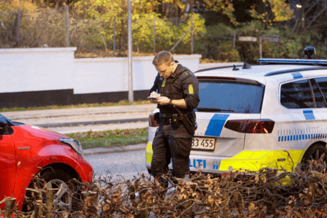 Lyngby: Uheld på hovedgaden