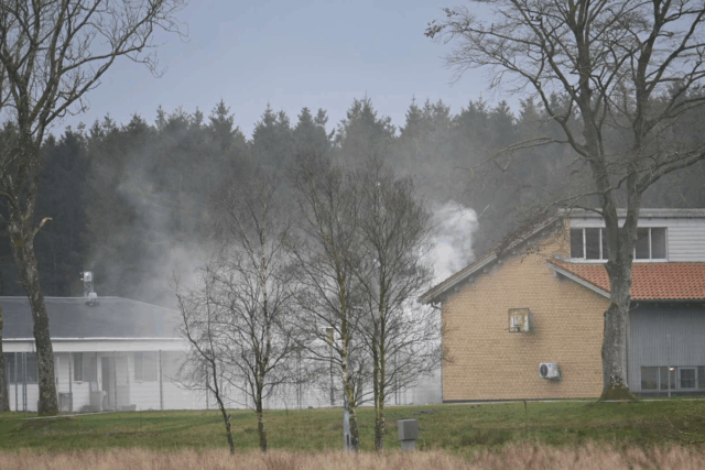 Kærshovedgård er i brand