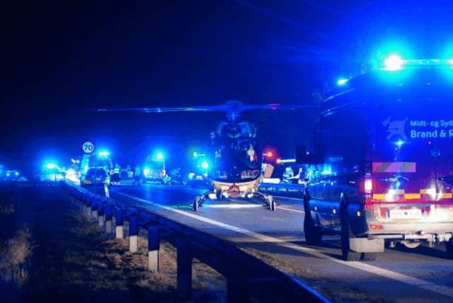 Tre unge piger alvorligt kvæstede efter ulykke: En måtte flyves til Riget