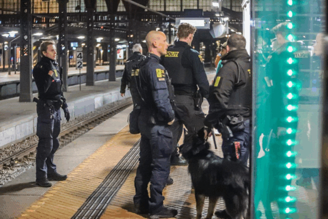 Al togdrift fra København lukket: Politiarbejde