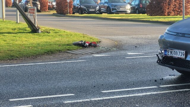 Højresvingsulykke ved Herning