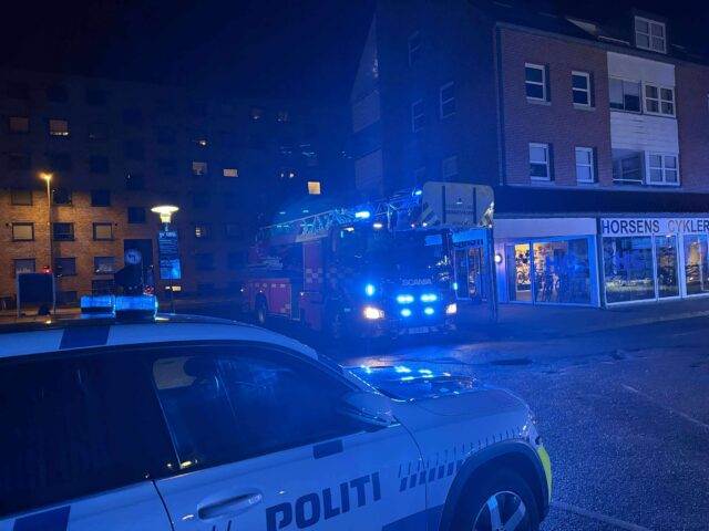 Massiv udrykning efter brand