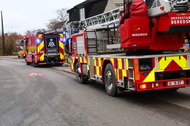 Massiv udrykning til hændelse på Amager