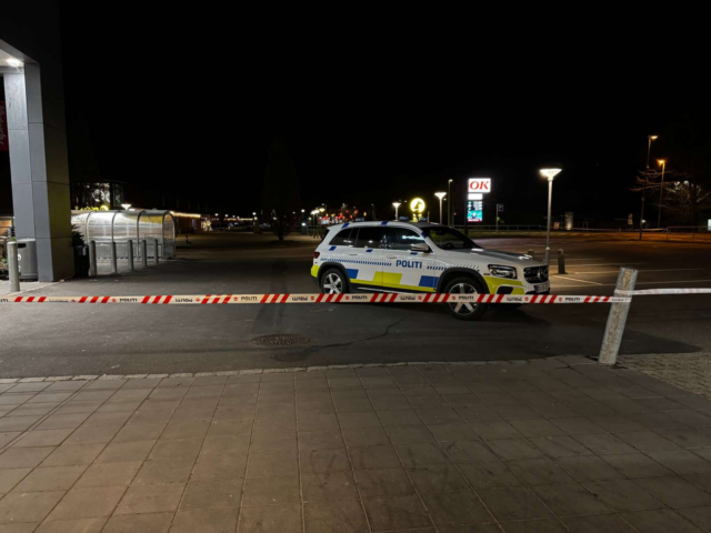 Massivt til stede: Skyderi ved Netto