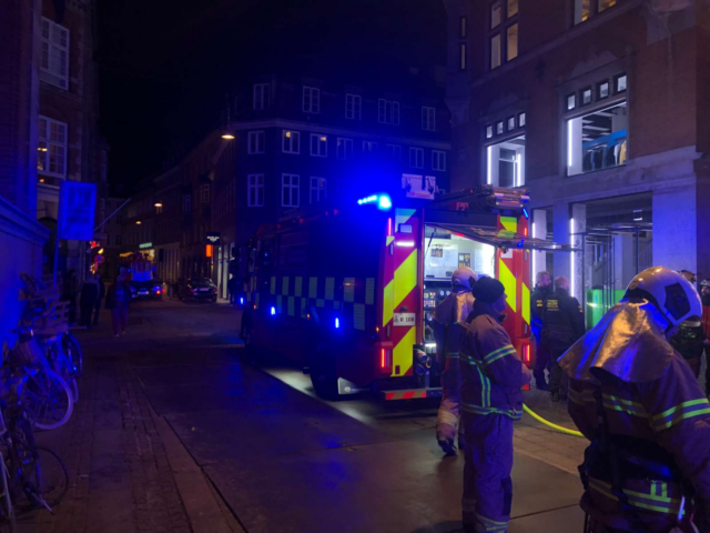 Hurtig udrykning midt i København