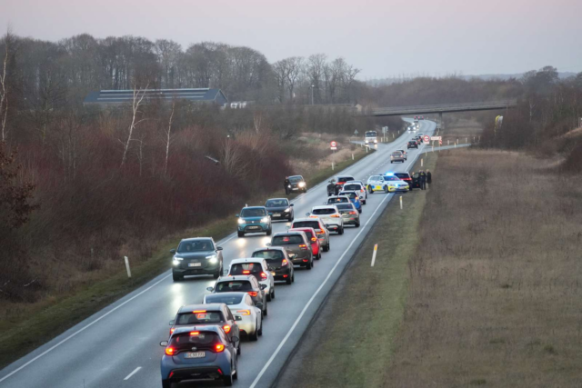 Færdselsuheld på Østre Ringvej